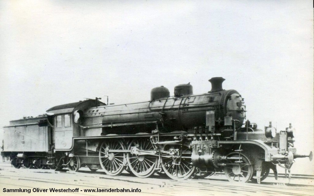 Die Lokomotive Nr. 266 "BERLIN", gebaut 1916 bei HANOMAG unter der Fabriknummer 8000