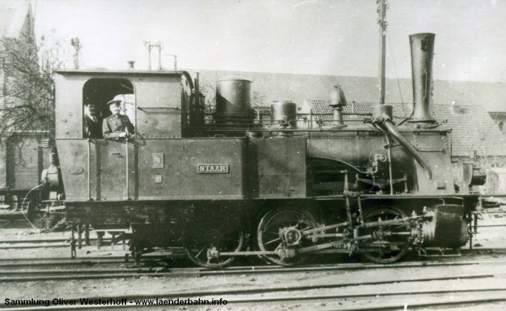 T 3 Nr. 124 "STAAR" erhielt bei der Reichsbahn die Nummer 98 202.