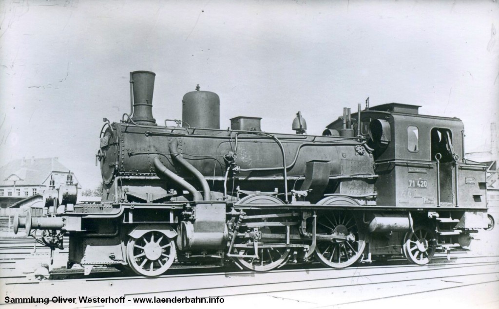 T 5.1 Nr. 280 "NADORST" erhielt bei der Reichsbahn die Nummer 71 420.