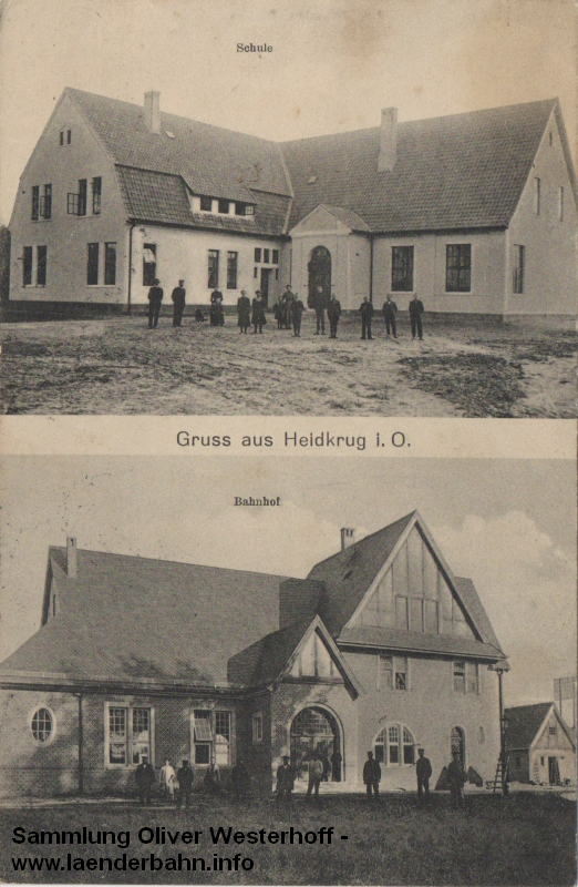 Bahnhof Heidkrug um 1910