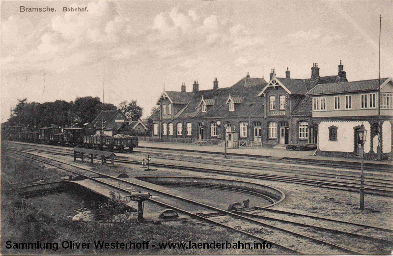 Ein weiterer Blick auf den Bahnhof, die Karte ist 1911 gelaufen.