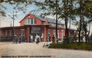 Provisorischer Bahnhof Oldenburg