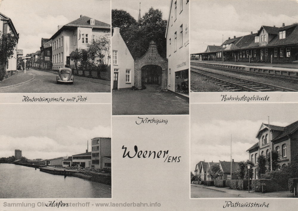 Um 1960 herum ist diese Aufnahme des Bahnhofs entstanden.