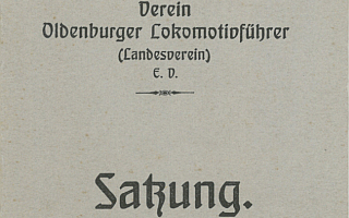 1915 - Satzung Verein Oldenburger Lokführer