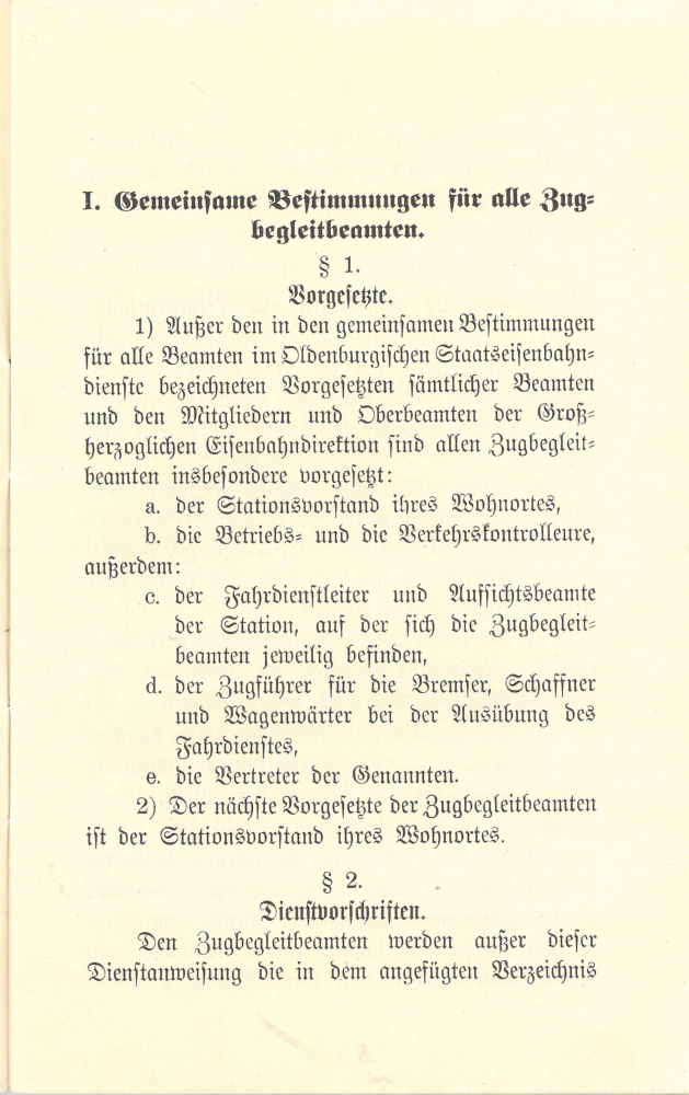 1909 - Dienstanweisung für die Zugbegleitbeamten - Seite 5