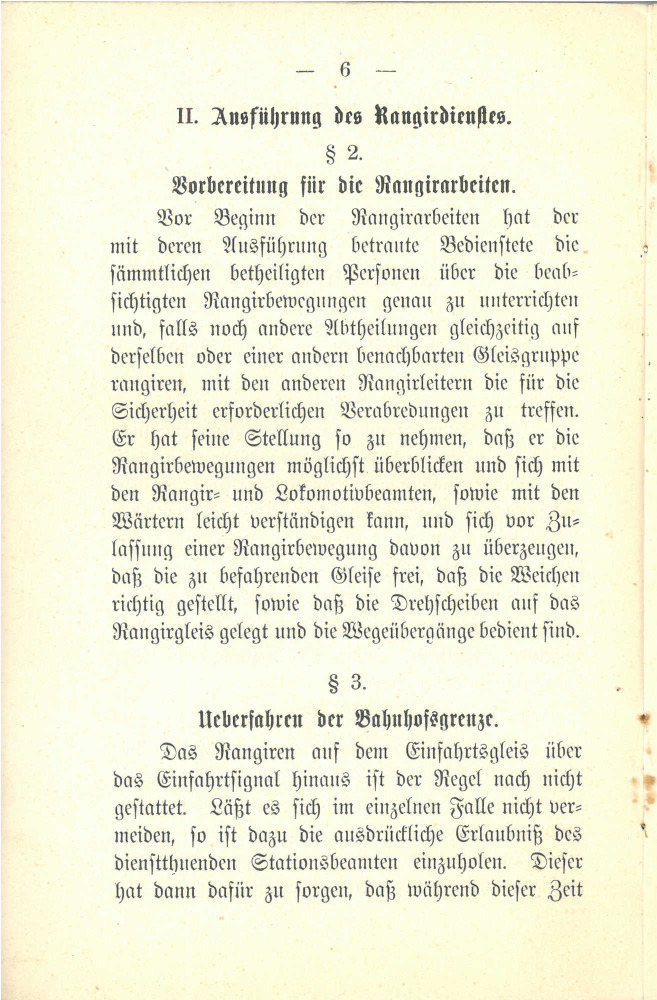 1897 - Vorschriften über den Rangierdienst und die Zusammensetzung der Züge - Seite 6