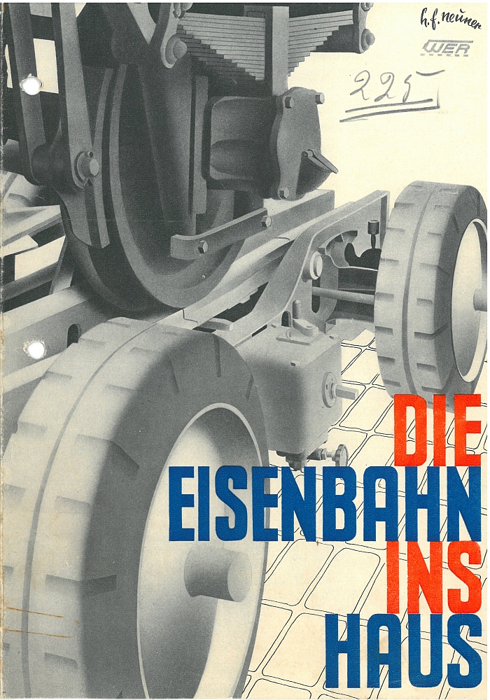 1935 - Die Eisenbahn ins Haus (Werbeprospekt)